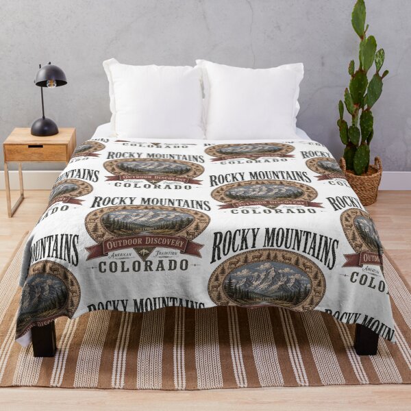 Item preview, Rocky Mountains Colorado Outdoor Discovery Vintage Mountain designed and sold by jinajinawoodood.