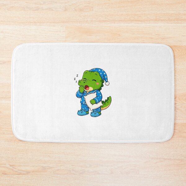 Item preview, Cute Sleepy Crocodile Pajama Cartoon | Kawaii Bedtime Alligator designed and sold by Krincydigitalart.