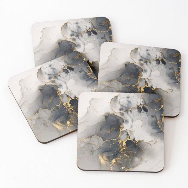 Item preview, Midnight Gold Ink Art designed and sold by PourtionOfArt.