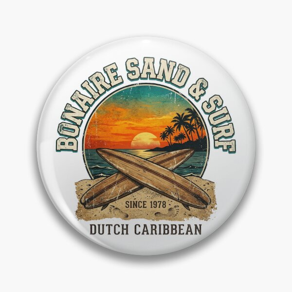 Item preview, Retro Bonaire Sand Surf Beach Vacation Gear designed and sold by DuckOddity.