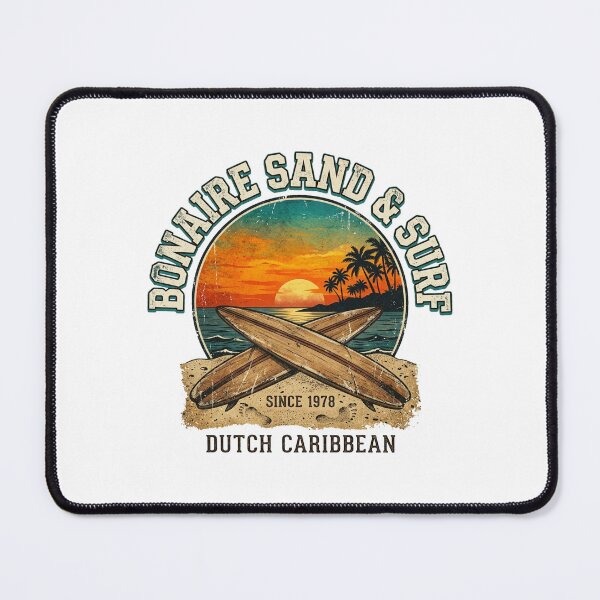 Item preview, Retro Bonaire Sand Surf Beach Vacation Gear designed and sold by DuckOddity.