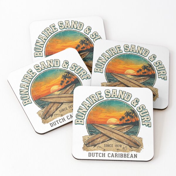 Item preview, Retro Bonaire Sand Surf Beach Vacation Gear designed and sold by DuckOddity.