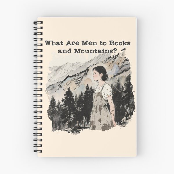 Item preview, What Are Men to Rocks and Mountains – Vintage Pride and Prejudice Jane Austen Quote Art designed and sold by FIREDesignsPOD.