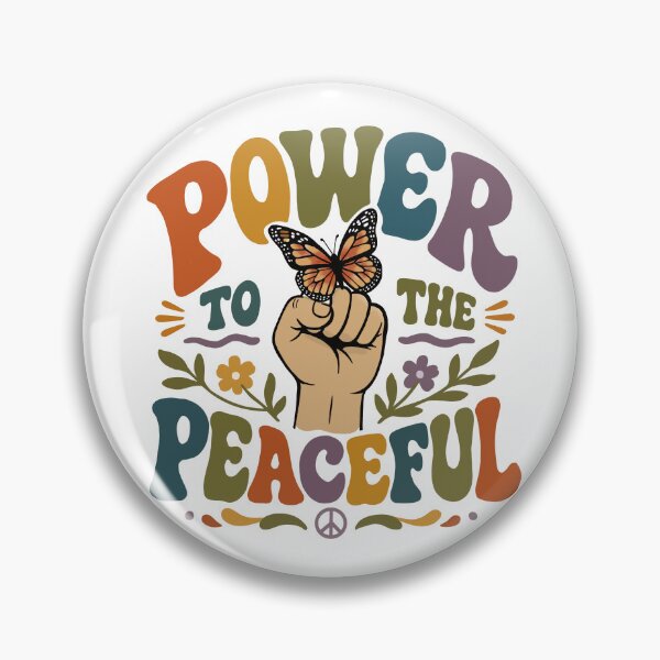 Item preview, Power to the peaceful  designed and sold by The Curious Cow.