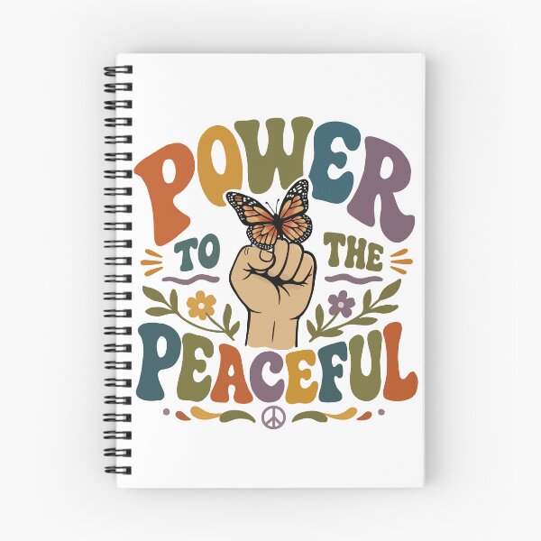Item preview, Power to the peaceful  designed and sold by The Curious Cow.