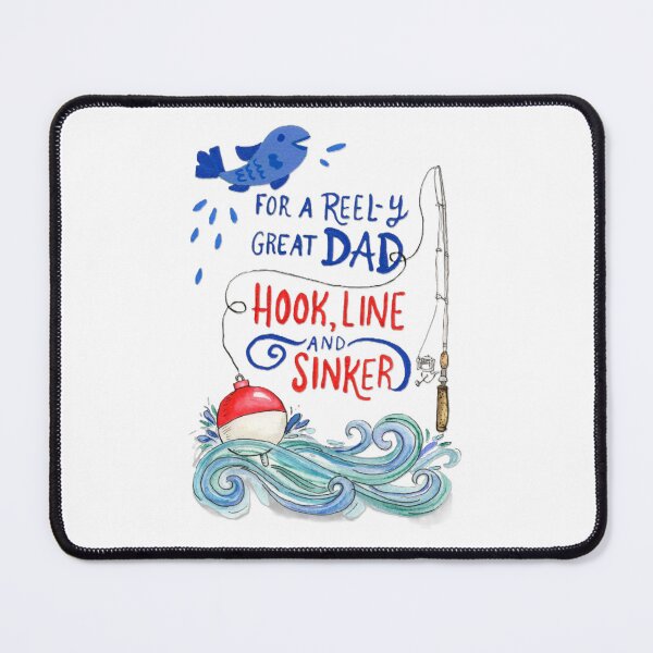 Item preview, Reel-y Great Dad Fishing Hook, Line and Sinker designed and sold by DesignsbyHope1.