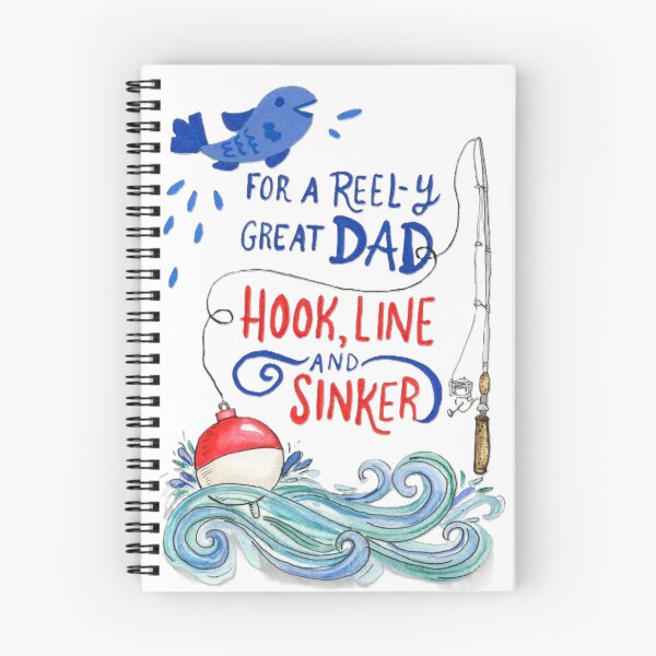 Item preview, Reel-y Great Dad Fishing Hook, Line and Sinker designed and sold by DesignsbyHope1.