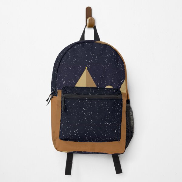 Item preview, Egyptian Pyramid Night Sky Moon Stars Desert Art  designed and sold by AfricanArtHub.