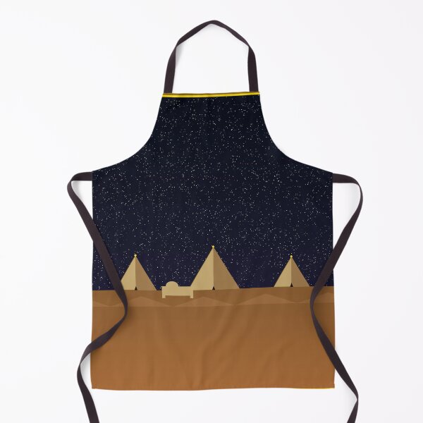 Item preview, Egyptian Pyramid Night Sky Moon Stars Desert Art designed and sold by AfricanArtHub.