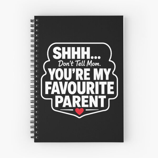 Item preview, Shhh... Don't Tell Mom | You're My Favourite Parent Funny Family Gift Sticker designed and sold by astersgraphics.