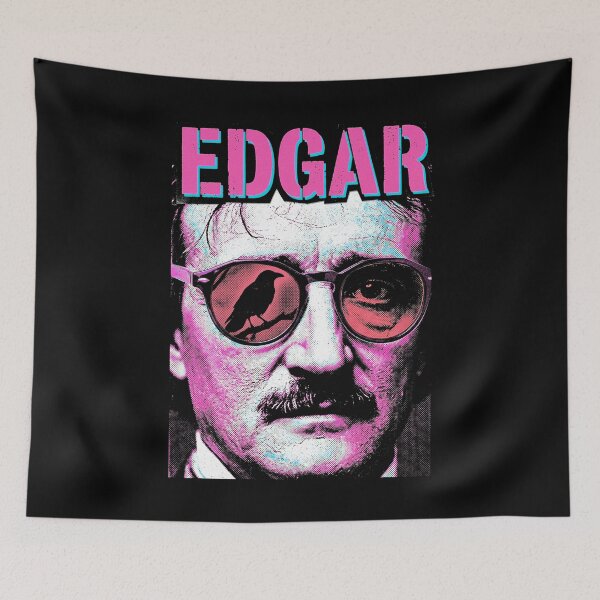 Item preview, Edgar Allan Poe Raven Vintage Pop Art Gothic Portrait designed and sold by GrandeDuc.