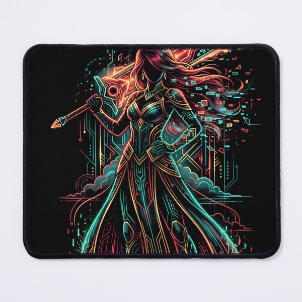 Item preview, Transistor Neon Swordmaiden Neon Swordmaiden Gaming Graphic Tee designed and sold by Senpaiwaves.