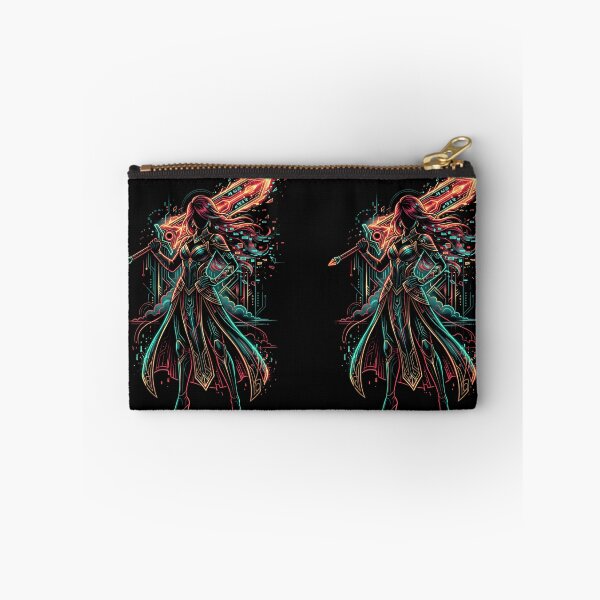 Item preview, Transistor Neon Swordmaiden Neon Swordmaiden Gaming Graphic Tee designed and sold by Senpaiwaves.