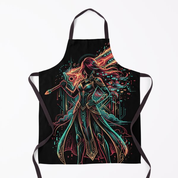 Item preview, Transistor Neon Swordmaiden Neon Swordmaiden Gaming Graphic Tee designed and sold by Senpaiwaves.
