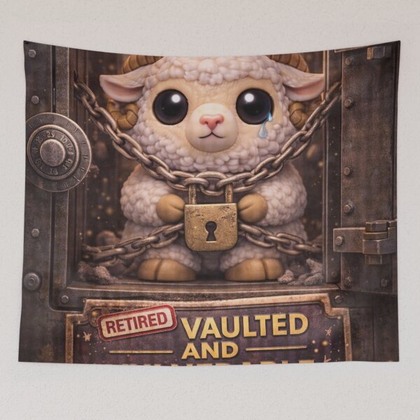 Item preview, Vaulted and Vulnerable Sheep | Funko Flock Parody designed and sold by Thpoar.