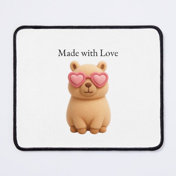 Item preview, Heart Glasses Bear Cute Love Aesthetic Character designed and sold by Siti Hoiriyah.