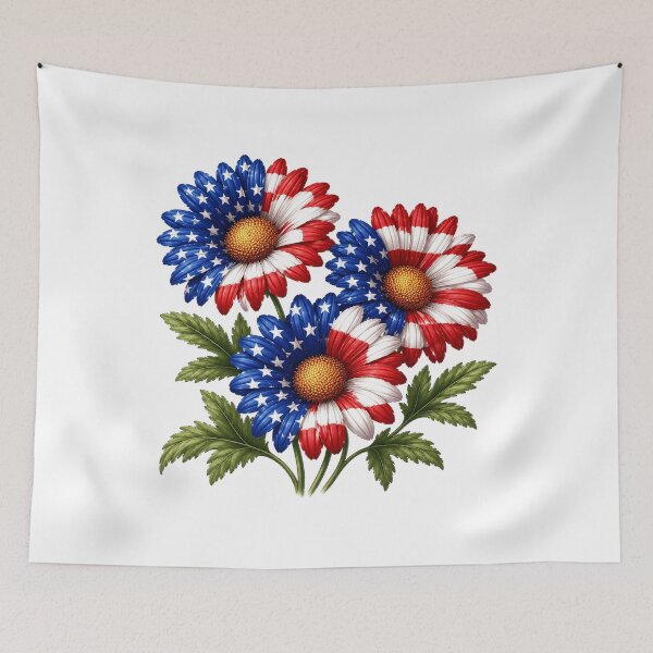 Item preview, Patriotic Floral USA Design designed and sold by PetalGarden.