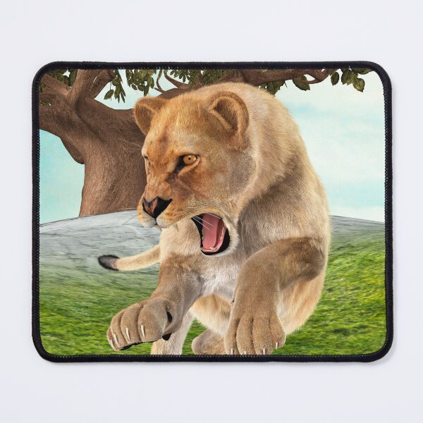 Item preview, Fierce Lioness Jungle Adventure Art designed and sold by Vac1.