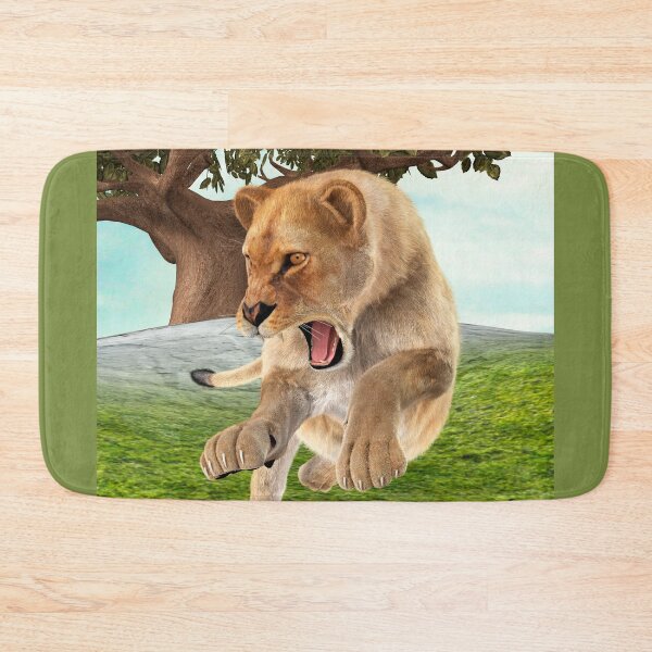 Item preview, Fierce Lioness Jungle Adventure Art designed and sold by Vac1.