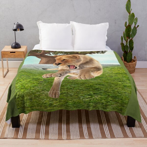 Item preview, Fierce Lioness Jungle Adventure Art designed and sold by Vac1.