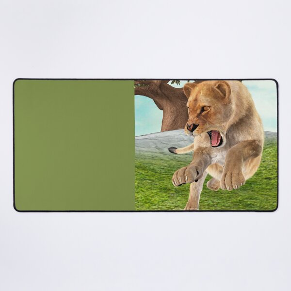 Item preview, Fierce Lioness Jungle Adventure Art designed and sold by Vac1.