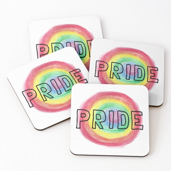 Item preview, Hand Drawn PRIDE Rainbow Typography Pride Month Design designed and sold by missbobbit.