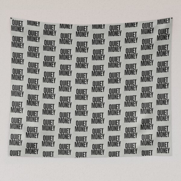 Item preview, QUIET MONEY Brutalist Bold Streetwear Sans Serif Typography designed and sold by DuckOddity.