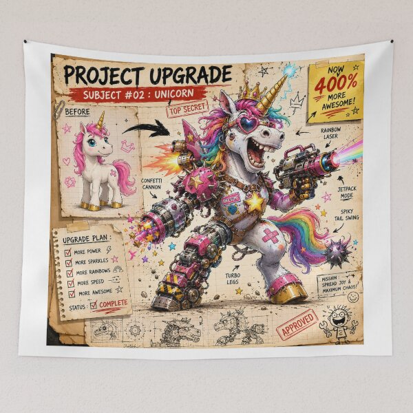 Item preview, Project Upgrade Subject 02 Unicorn designed and sold by VisualWeight.