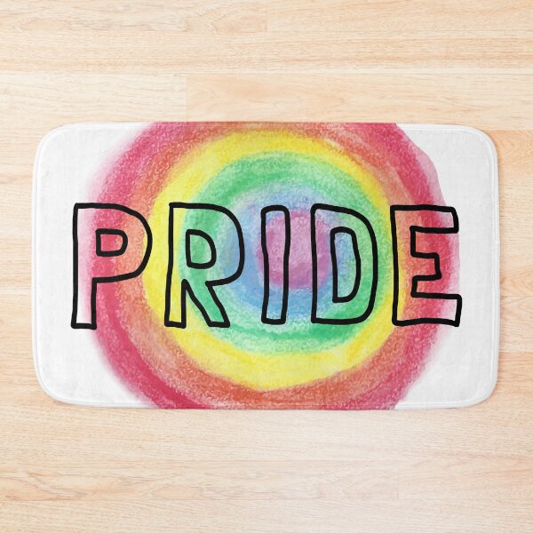 Item preview, Hand Drawn PRIDE Rainbow Typography Pride Month Design designed and sold by missbobbit.