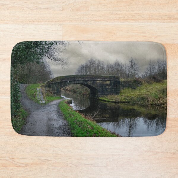 Item preview, Brown Bank Bridge, Rochdale Canal at Smithy Bridge designed and sold by ArtworkNorth.