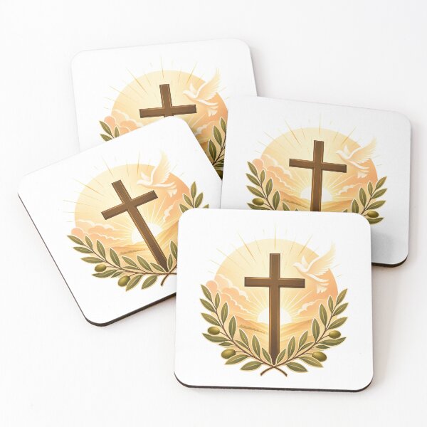 Item preview, Quiet Grace Sunrise Cross designed and sold by EveryMeme.