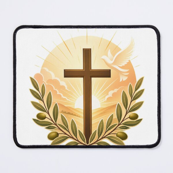Item preview, Quiet Grace Sunrise Cross designed and sold by EveryMeme.
