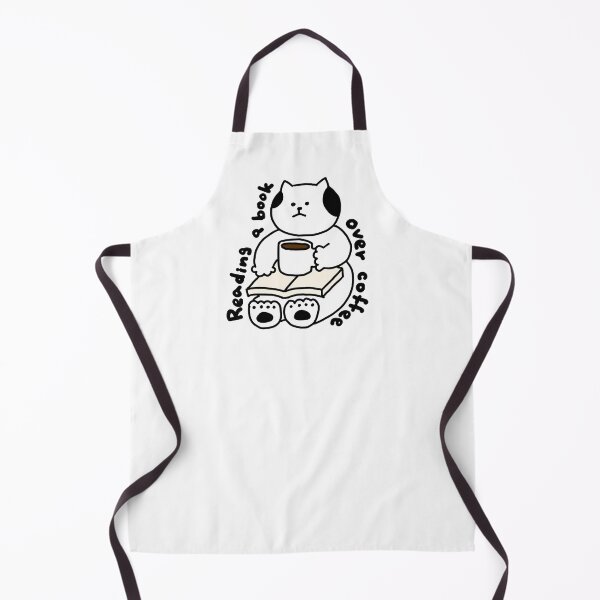 Item preview, a Cat reading a book with coffee designed and sold by superbaechoo.