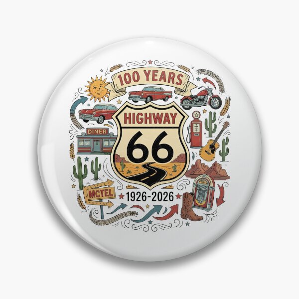 Item preview, Route 66 Road Highway Vintage designed and sold by nosu-art-pod.