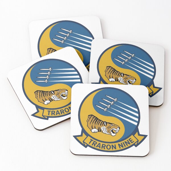 Item preview, US Navy Training Squadron Nine (VT-9) Tigers Patch designed and sold by CharlieDesings.