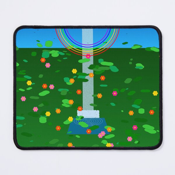 Item preview, African Tropical Waterfall Jungle Rainbow Paradise Art designed and sold by AfricanArtHub.