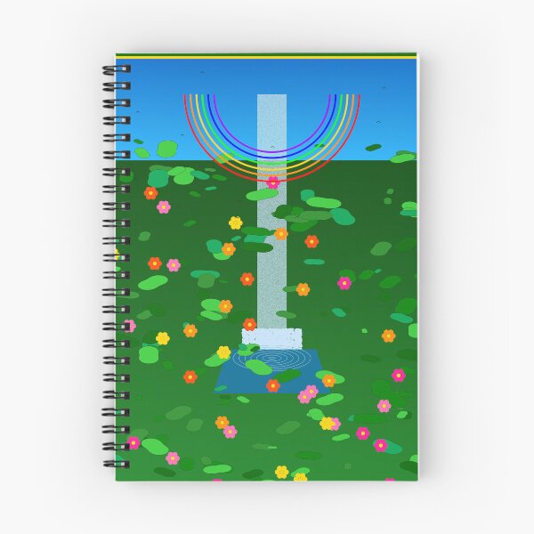 Item preview, African Tropical Waterfall Jungle Rainbow Paradise Art  designed and sold by AfricanArtHub.