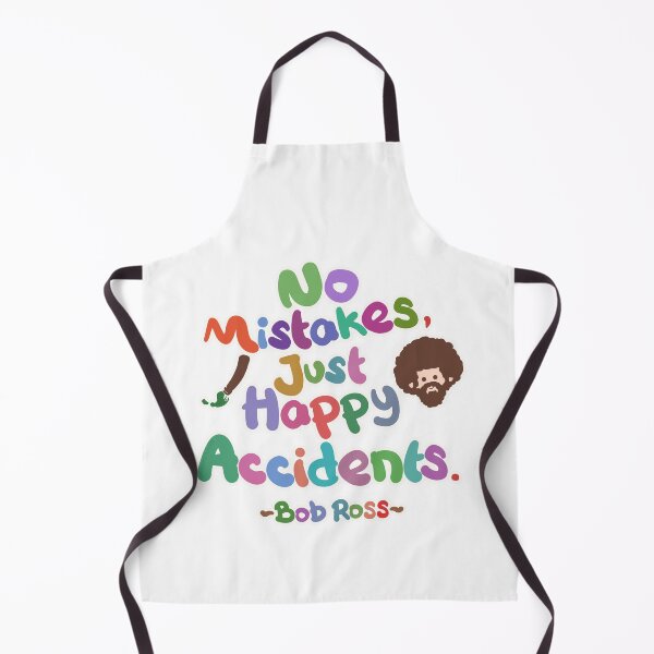 Item preview, Bob Ross Quotes No Mistake Just Happy Accident (Colorful Version) designed and sold by Khotekmei.