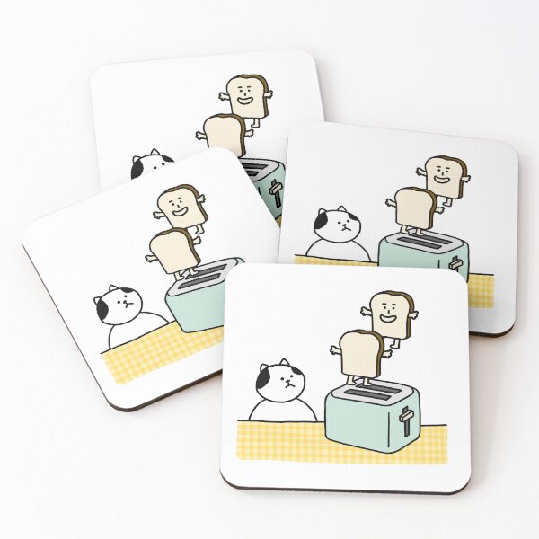 Item preview, a Cat looking at bread guys designed and sold by superbaechoo.