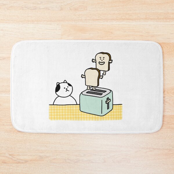 Item preview, a Cat looking at bread guys designed and sold by superbaechoo.