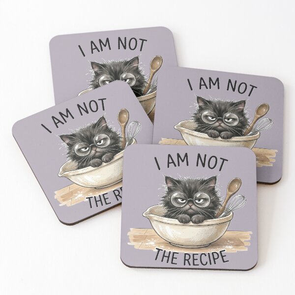 Item preview, Funny Grumpy Cat Cooking I Am Not The Recipe designed and sold by SoftAuraStudi0.