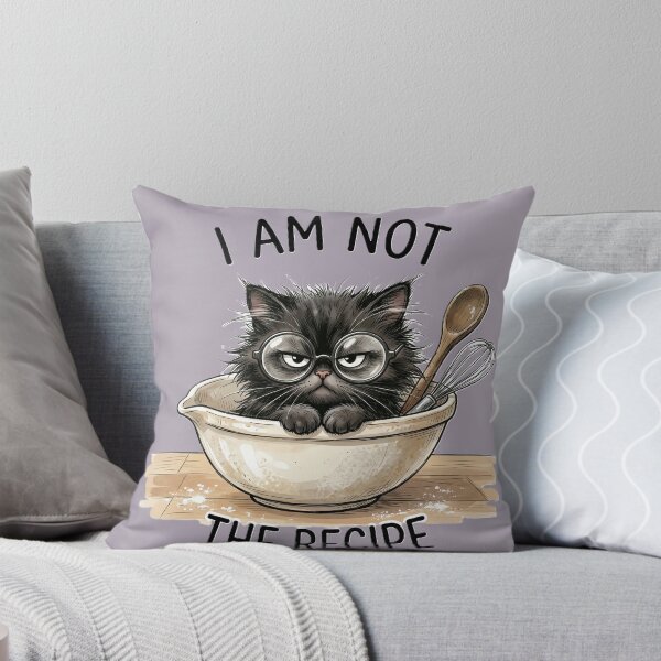Item preview, Funny Grumpy Cat Cooking I Am Not The Recipe designed and sold by SoftAuraStudi0.