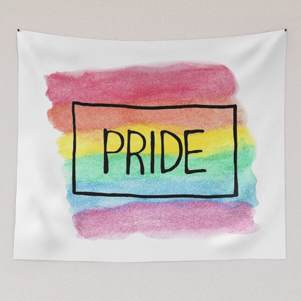 Item preview, Hand Drawn PRIDE Rainbow Typography Pride Month Design designed and sold by missbobbit.
