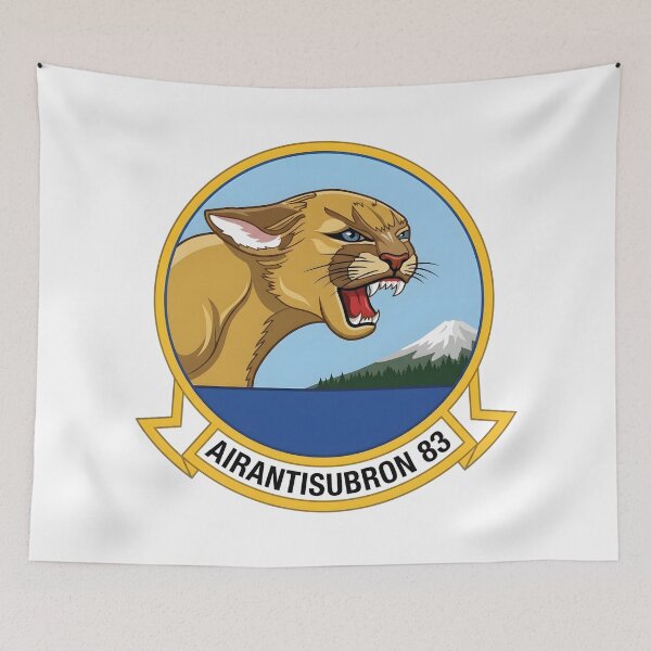 Item preview, US Navy Air Anti-Submarine Squadron Eighty-Three (VS-83) Patch designed and sold by CharlieDesings.