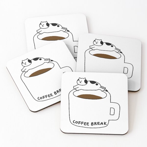 Item preview, a Cat on the cup of coffee designed and sold by superbaechoo.