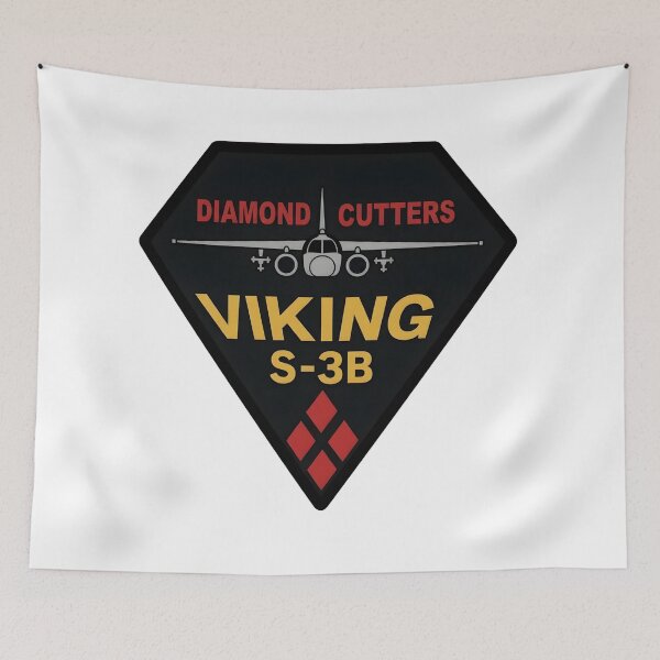 Item preview, US Navy Lockheed S-3B Viking "Diamond Cutters" Patch designed and sold by CharlieDesings.