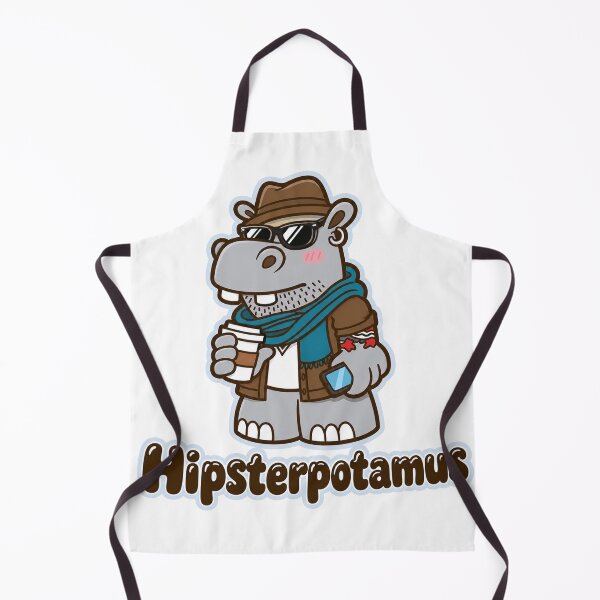 Item preview, hipsterpotamus designed and sold by DinoDesign02.