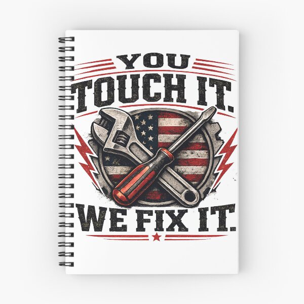 Item preview, You Touch It We Fix It Funny HVAC Technician Blue Collar Trades Design designed and sold by Fishartpoint.
