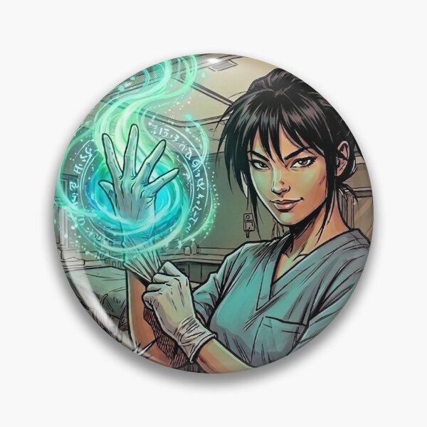 Item preview, Magical Nurse Superhero Comic Art designed and sold by rygenr8.