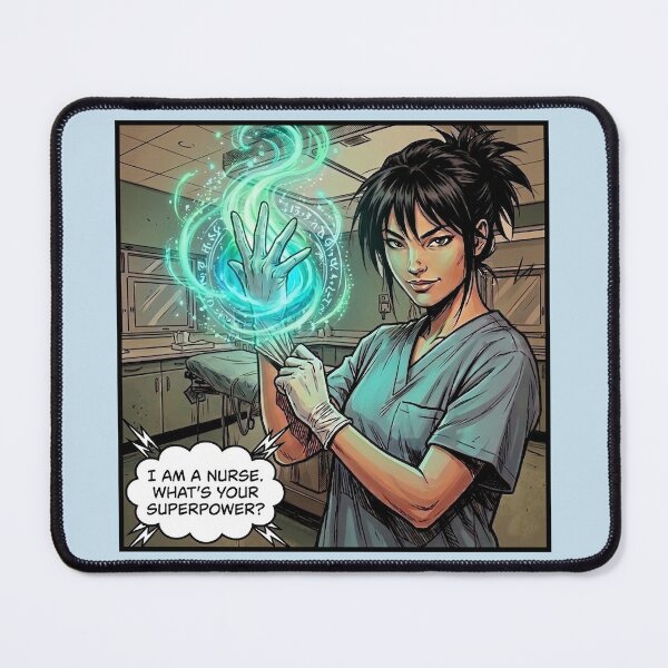 Item preview, Magical Nurse Superhero Comic Art designed and sold by rygenr8.
